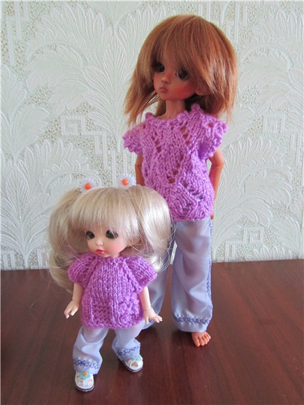 Сиреневое настроение | Бэйбики Сиреневое настроение — Одежда и обувь для кукол BJD (БЖД): 1/3