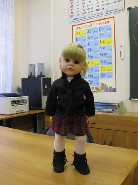 Жизелька идет в школу — Куклы Gotz (Готц): Ханна (фото 4)