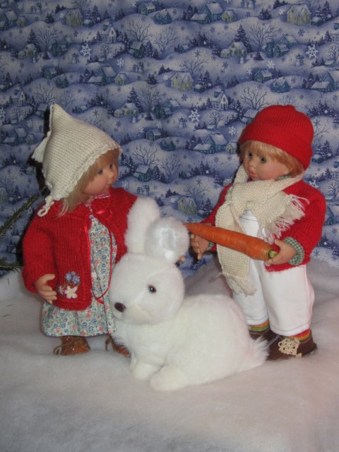 Новый год в семейке вихтелей. Куклы от Rosemarie Muller | Бэйбики Новый год в семейке вихтелей. Куклы от Rosemarie Muller