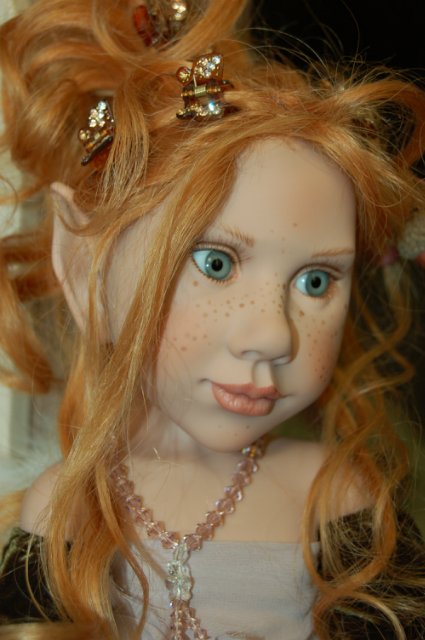 Сказка - коллекционная кукла Fragária vésca от Nicole Marschollek-Menzner (фото 10)