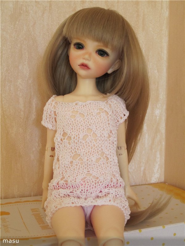 Связался белый комплектик для куклы БЖД (фото 3)