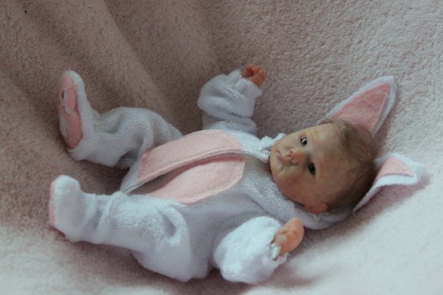 Мини зайка... Куколка реборн Вишни Виктории (фото 8)
