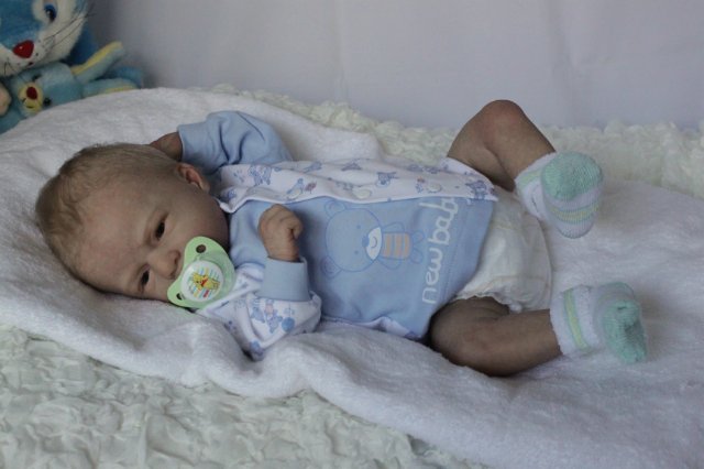 Белокурый ангел Саввушка! Куколка реборн Виктории Вишни