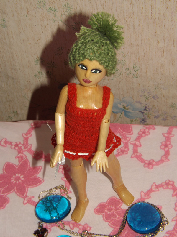 Кукла из дерева Зарина — Авторские куклы ручной работы: текстильные