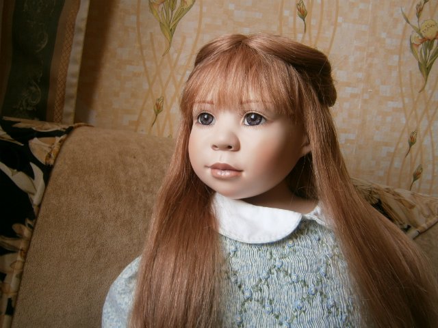 Люсинда, фарфоровая куколка Кристин Оранж