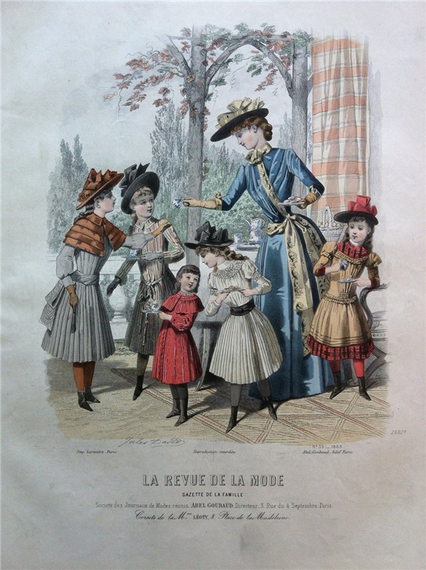 Журнал мод La Mode illustrèe (журнал для всей семьи)