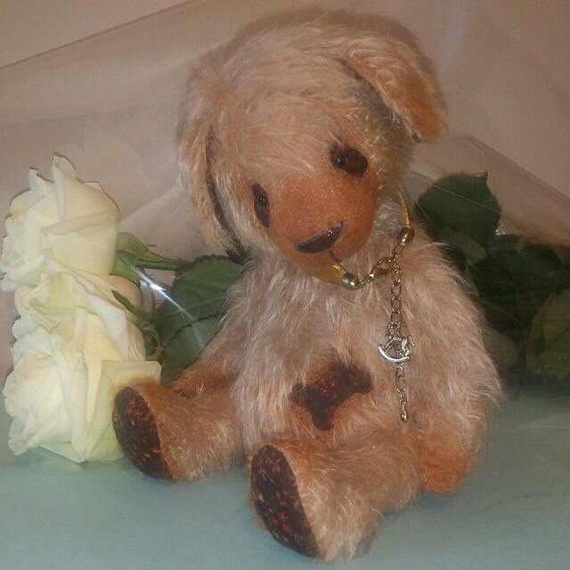 Teddy щенок Валентин. Игрушки ручной работы (фото 3)