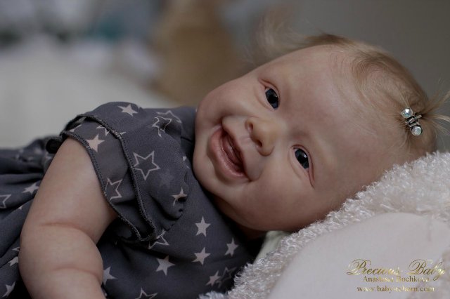 Мой весенний лучик солнышка - Харпер. Кукла реборн Анастасии Бочковой (фото 10)