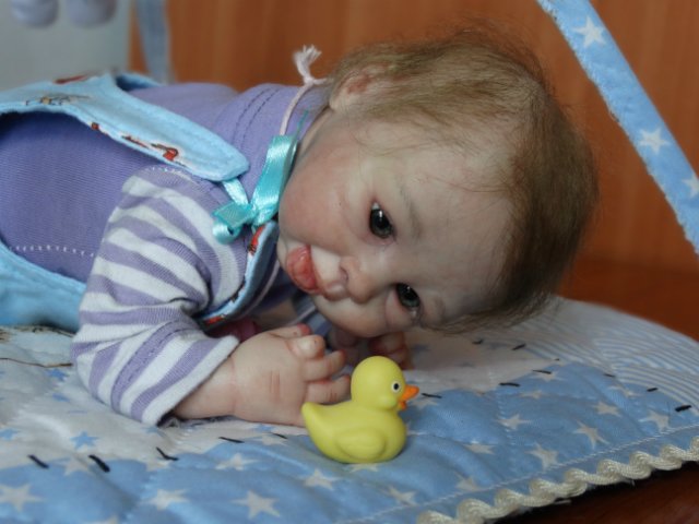 Кукла реборн Капочка приехала