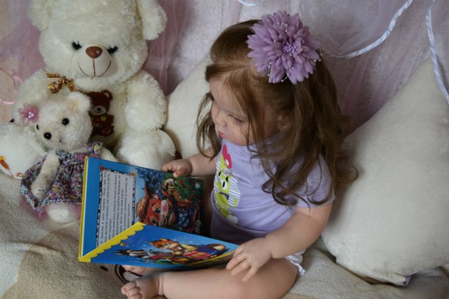 Моя первая большая девочка реборн Ариша