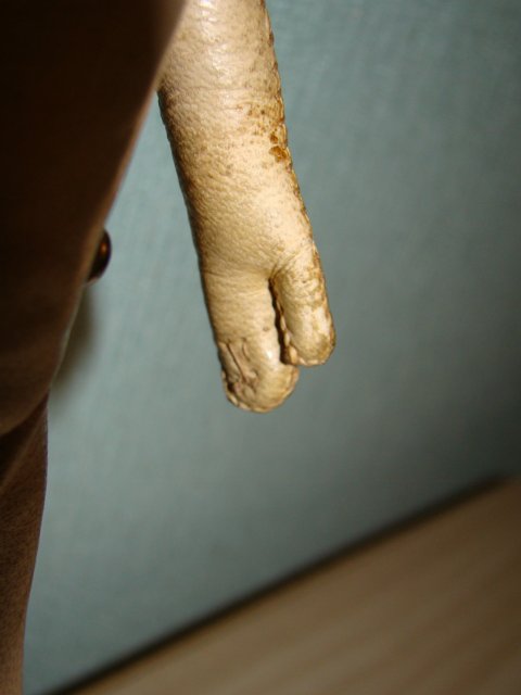 Антикварная карманная кукла Bähr & Pröschild на французском модном теле (фото 8)