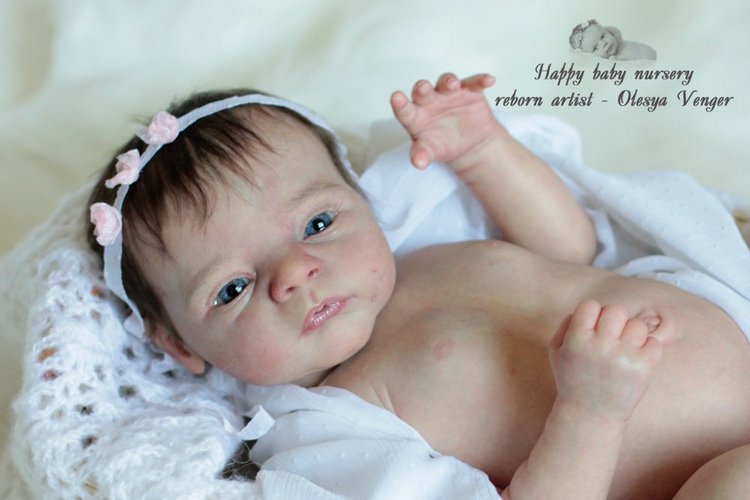 Моя Кирочка. Ненаглядная моя крошечка. Кукла реборн Олеси Венгер