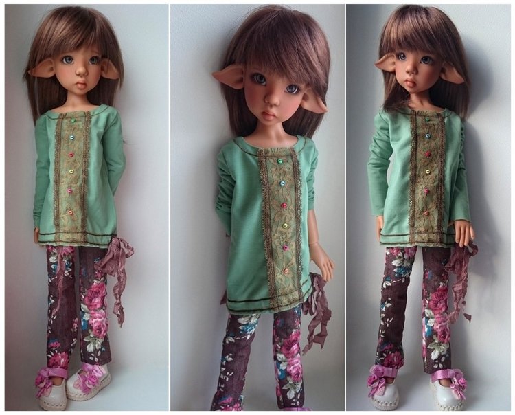 Лето в цветах — Куклы Kaye Wiggs (Кайе Виггс): авторские BJD (БЖД) (фото 10)