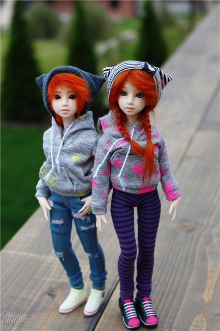 Кинко и Ринри: привет из Буковели! Nano Haruka & Pure Neemo Azone XS white, OOAK by Tocho, outfit by Yumiko Mikoto