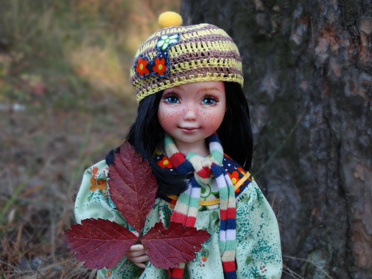 Любимые куколки Jolina в осеннем лесу