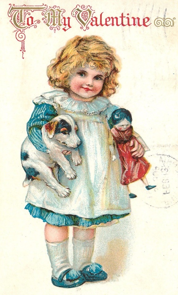 Старинные открытки с Денем Святого Валентина | Бэйбики Старинные открытки с Денем Святого Валентина (фото 3)