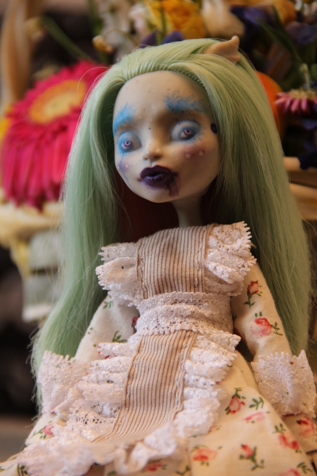 Увядающий цветок... ООАК Monster High (фото 9)