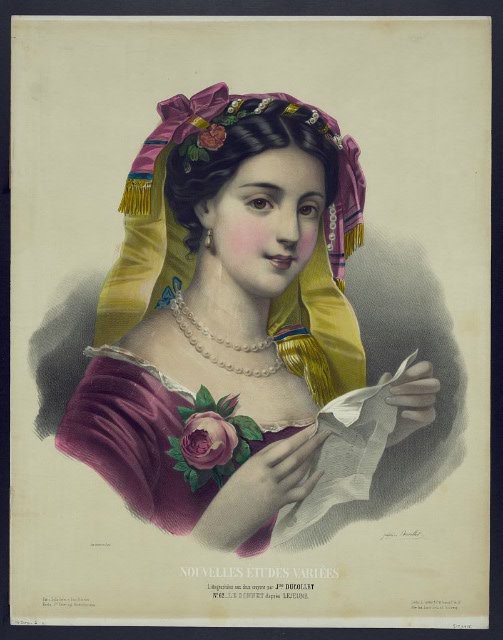 Дамы 19 век. Из французских модных журналов