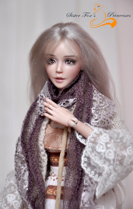 Фарфоровая шарнирная кукла Оленька от SisterFox (фото 5)