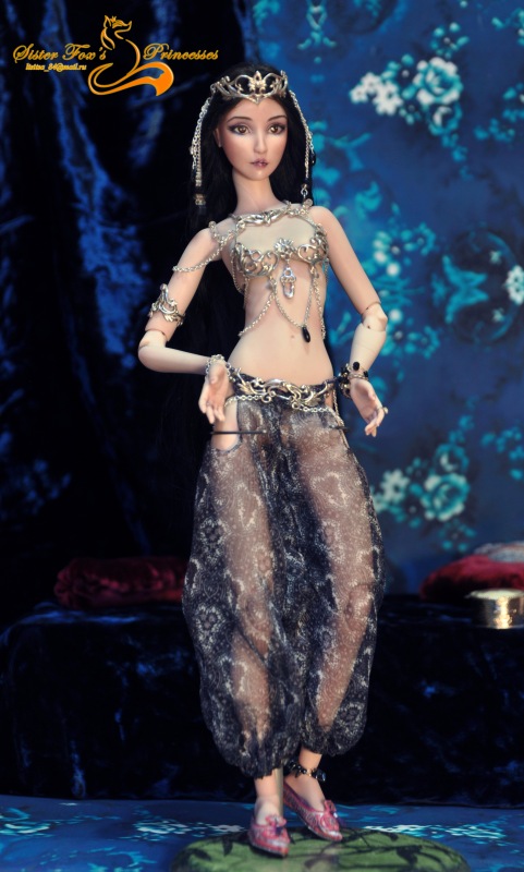 Восточная принцесса — Авторские шарнирные куклы своими руками: лепка (фото 10)