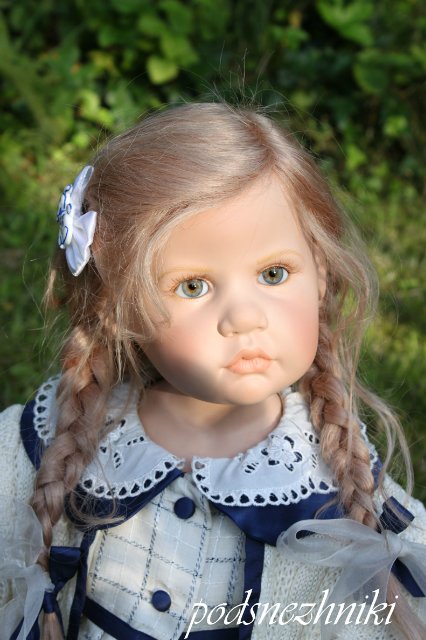 Летние девочки - редкие белокурые красавицы от Хильдегард Гюнцель для Walterhäuser Puppenmanufaktur