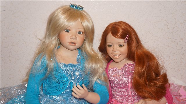 Фарфоровая кукла БИРГИТ - Лазурная Мечта от Кристин Оранж (фото 7)