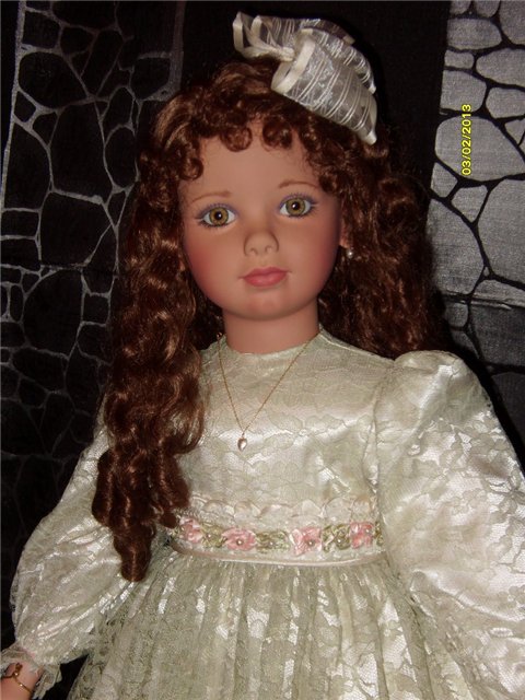 Габриелла-Жемчужное Сердечко ,коллекционная кукла от Вирджинии Тёрнер (фото 3)