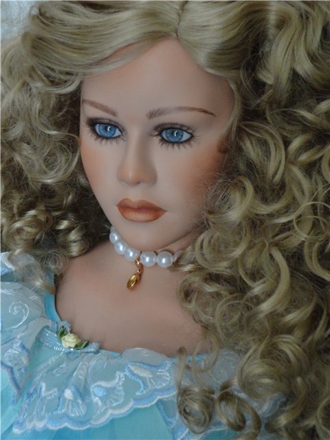 Я синеглаза,светлокудра... Гвендолин, фарфоровая кукла Томаса Бейкера (Thomas Baecker) (фото 9)