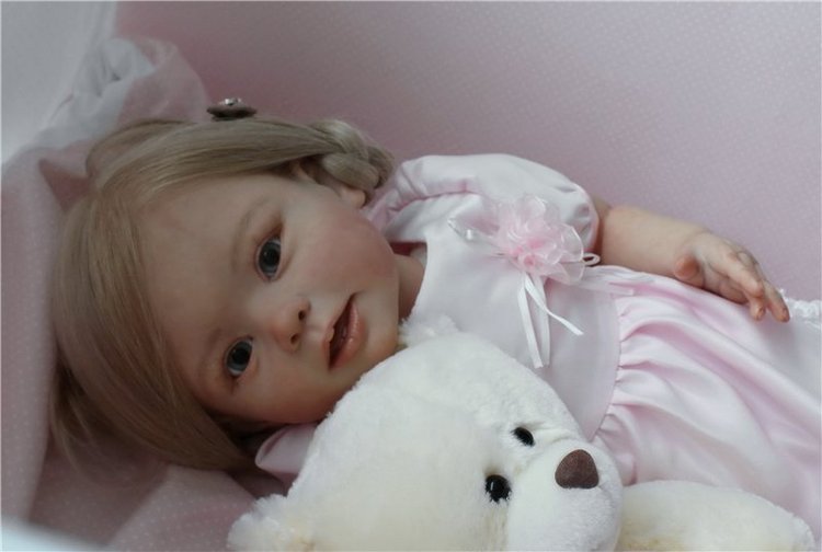 Золотая Злата. Кукла реборн Анастасии Гангало (фото 4)