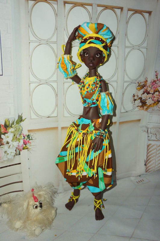 Путешествие в сказочную страну Туземию. Пеппилота, кукла Kaye Wiggs