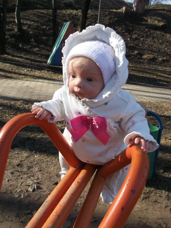 Весенняя прогулка — Куклы Реборн (Reborn): домашние фото (фото 4)