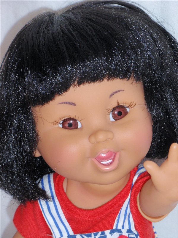 К нам приехала сестричка Мерри-Керри, Galoob Baby Face doll