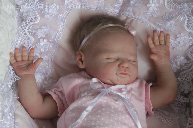 Крохотулька Angeli от Elisa Marx. Куколка реборн Виктории Вишни