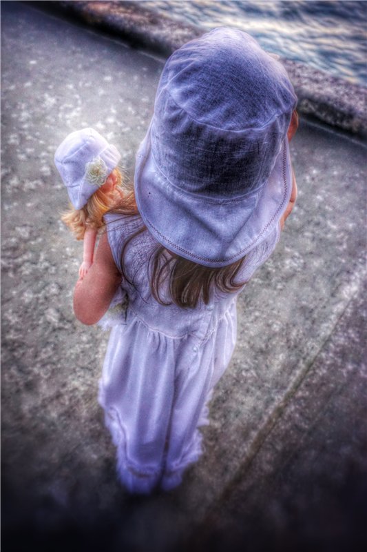 Кукла и ее девочка... Once upon a time