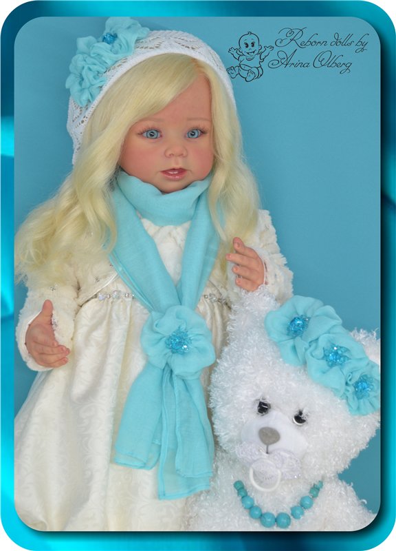 Моя бирюзовая ВАСИЛИСкА (молд Bonnie by Linda Murray)