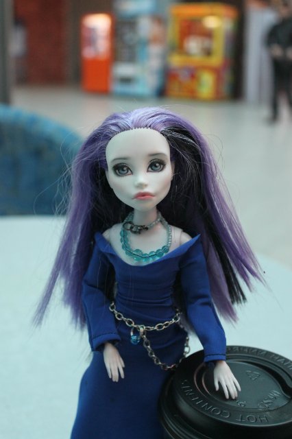 Моя новенькая - голова ooak Монстр Хай Спектра на теле Симба