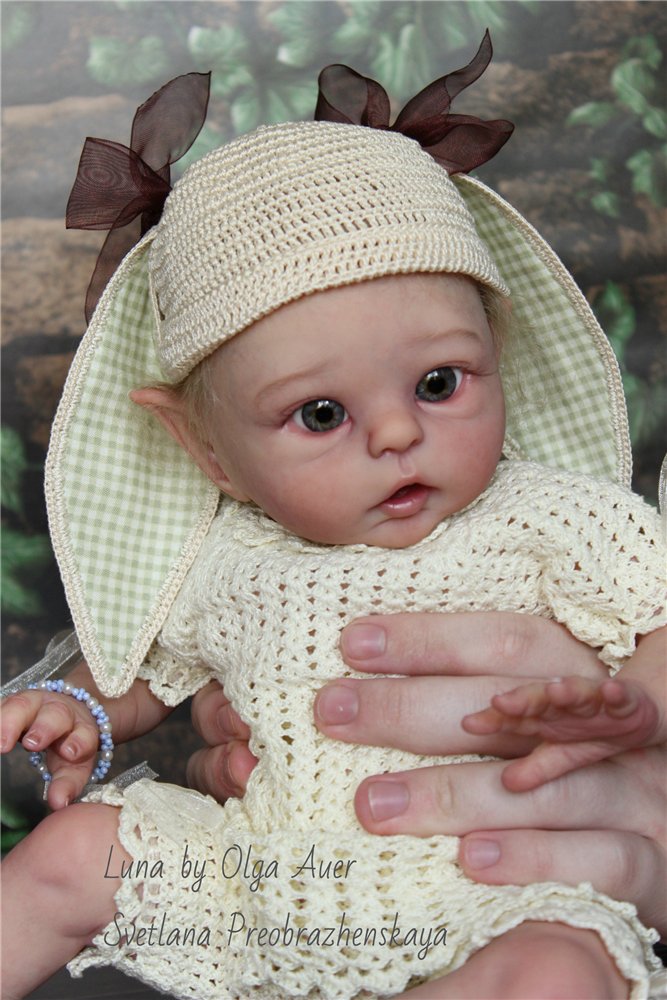 Эльф Luna by Olga Auer, мой прототип. Кукла реборн Светланы Преображенской (фото 10)