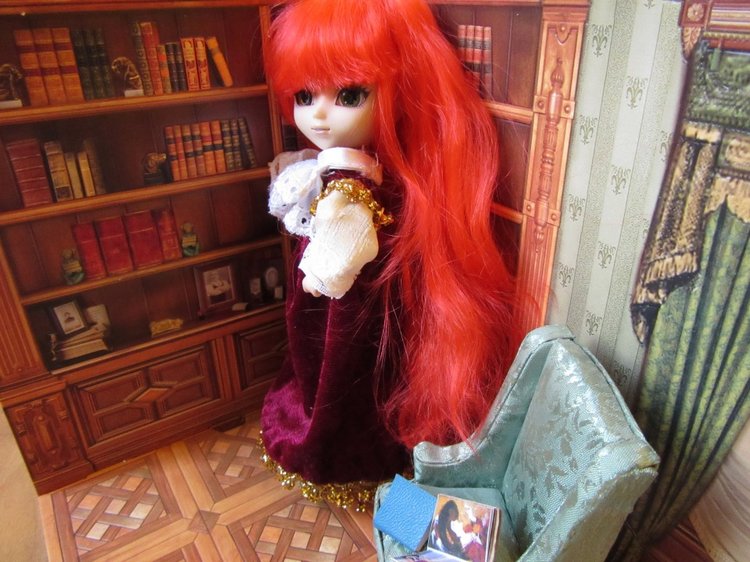 В библиотеке. Кукла Пуллип