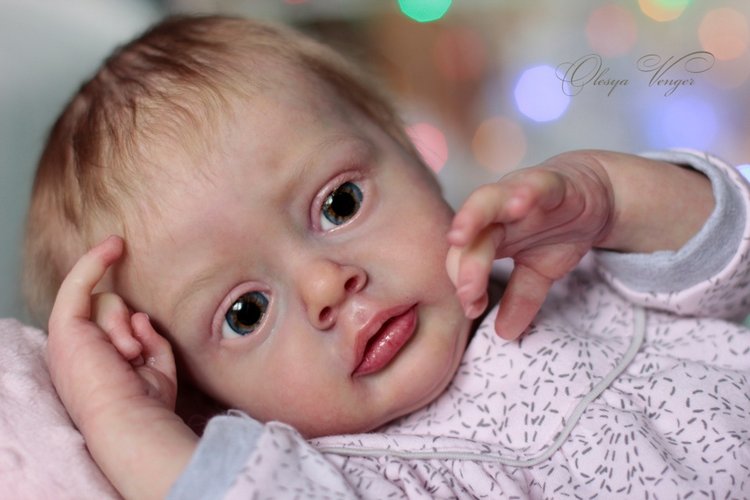 Моя Хлоя, мой любознательный Совенок, кукла реборн Олеси Венгер