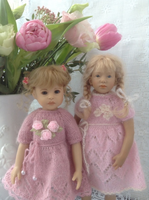 Поздравление с Весной! Или девочки в розовом. Куклы от H. Plusczok и A. Himstedt (фото 3)