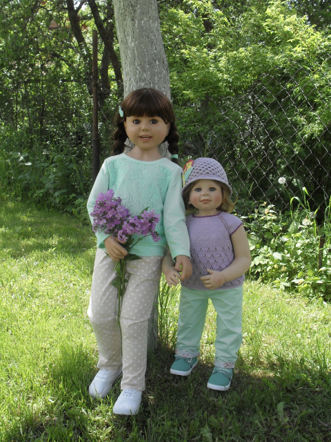 Подмосковная весна или выходные в деревне. Trixi от Monika Levenig и Millie от Monika Peter-Leicht