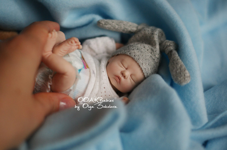 Георгий и Маруся. Младенцы ООАК Ольги Соколовой (фото 4)