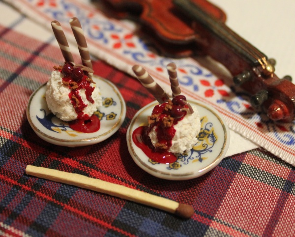 Кукольные сладости из пластики. Миниатюра (фото 7)