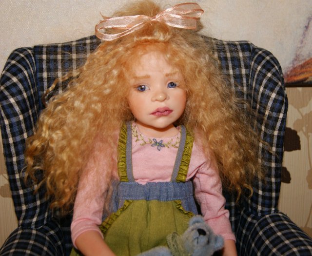 Dale Zentner - OOAK характерная куколка на диванчике (фото 2)