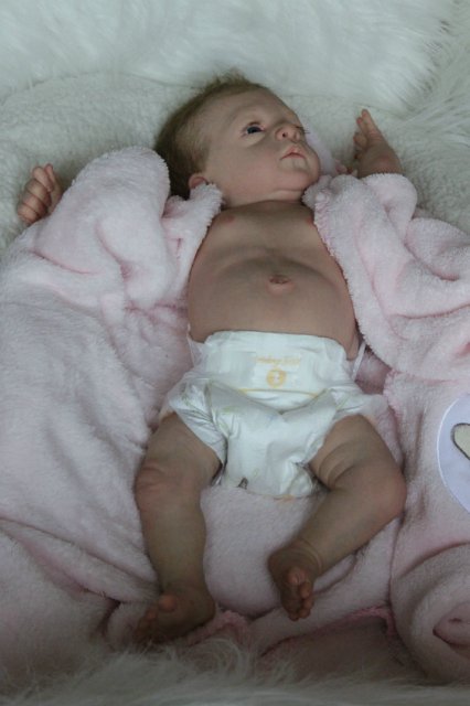 Розана - цветочек, роза... Куколка реборн Виктории Вишни (фото 9)