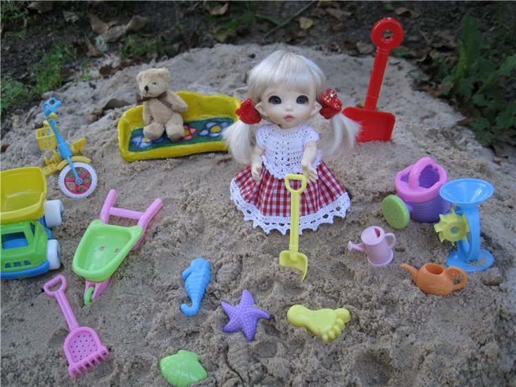 Маленькая дачница Элис. Кукла БЖД Пукифи Анте