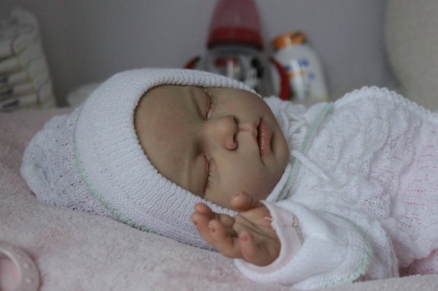 Спящая крошка НОА. Куколка реборн Виктории Вишни