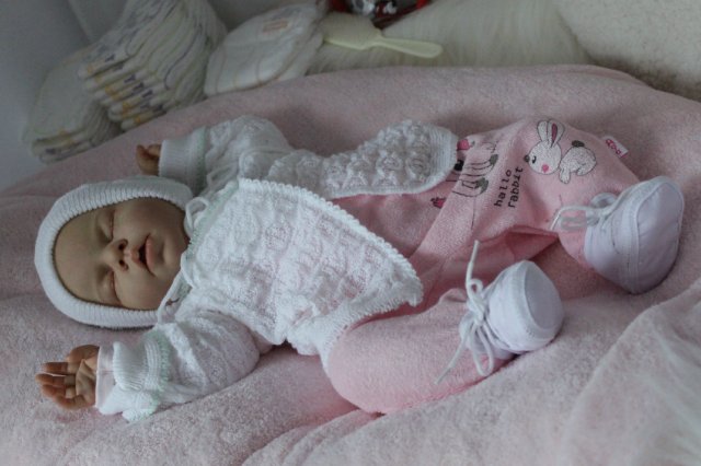 Спящая крошка НОА. Куколка реборн Виктории Вишни