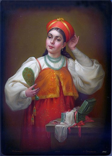 Усмотри тропинку в сказку или Здесь русский дух, здесь Русью пахнет. Федоскинская лаковая миниатюра