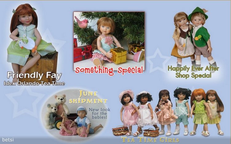 Автор кукол Бердин Криди и её куклы. Artist Berdine Creedy originals DOLLS, хронология выпуска (фото 7)